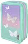 Scooli - Tripledecker Sch&uuml;leretui Butterfly Wishes - Gro&szlig;es Sch&uuml;leretui mit