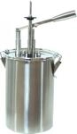 SARO Geb&auml;ckf&uuml;ller aus Edelstahl &ndash; 4,5 L &ndash; F&uuml;r Donuts, Krapfen & Croissants &ndash;
