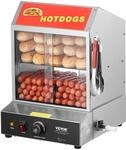 VEVOR Hot Dog Dampfgarer, 27L, 2-stufiger Hot Dog H&uuml;tten-Dampfgarer,...