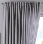 Vorhang Verdeckte Schlaufen Cationic &raquo;JENA&laquo; HxB 250x300 cm Silber Blickdicht...