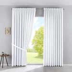 2er Set Vorh&auml;nge Blickdicht &raquo;Palermo&laquo; HxB 250x300 cm Wei&szlig; Gardinen Extra Breit