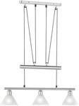 Trio Leuchten JoJo-Pendelleuchte Stamina 3751031-07, Metall Nickel matt, Glas...
