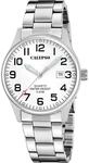Calypso Herrenuhr Analog Edelstahl 316L Silber - Quarz - Datum - Geh&auml;rtetes