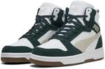 Puma Unisex Rebound V6 SdSneaker, Puma White Desert Dust Green Terrain, 40.5 EU