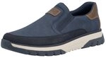 Rieker B9350-14 Slipper Kunstleder Herren in blau | Rieker Slipper Herren Blue...