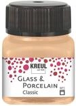KREUL 16249 - Glass & Porcelain Classic metallic champagner, im 20 ml Glas,...