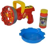 Simba 109252121 - Feuerwehrmann Sam Seifenblasen Kanone, 120 ml Lauge, 21cm