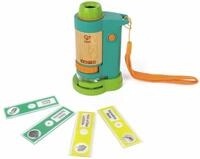 Hape Nature Fun Tragbares Mikroskop - zum Entdecken aus Bambus und pflanzlichem