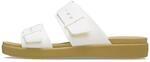 Crocs Herren Brooklyn Buckle Low Sandalen, Chalk/Tan, 34/35 EU