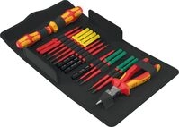 Wera 05006610001 Kraftform Kompakt VDE 17 extra slim 2 Tool Finder, 17-teilig