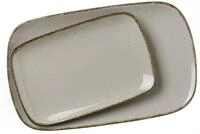 Ritzenhoff & Breker Porzellan Servierplatten-Set Casa, 2-teilg, 24x15,5 cm und...
