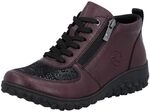 Rieker 59541-30 Schn&uuml;rstiefel Textil & Synthetik Damen in rot-Kombi