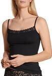 CALIDA Natural Comfort Lace Spaghetti-Top Damen | weiche Spitze, glatter Griff...