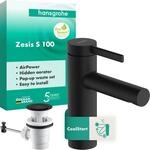 hansgrohe Zesis S - Waschtischarmatur mit Zugstangen-Ablauf, energiesparend