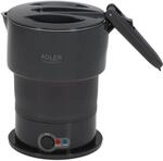 Adler AD 1377 &ndash; Faltbarer Reisetauchsieder aus Silikon, kompakt und tragbar, 0,6 L