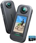 AKASO 360&deg; Action Cam - 5.7K 72MP 360 Grad Actionkamera mit 128GB Speicherkarte