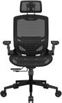 COUGAR Speeder One &ndash; Ergonomischer Mesh‑Gaming‑ & B&uuml;rostuhl &ndash; Schwarz 