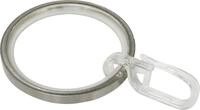 GARDINIA Gardinenringe f&uuml;r Gardinenstangen &Oslash; 25 mm, Mit Gleiteinlage und