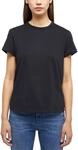 MUSTANG Damen T-Shirt ADA - Regular Fit - XS S M L XL Weiss Schwarz Baumwolle