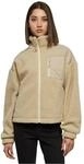 Urban Classics Damen Jacke Ladies Sherpa Mix Jacket wetsand S