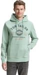 Tom Tailor Herren Hoodie Sweatshirt mit Logo-Print