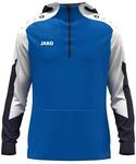 JAKO Kinder Zip-Hoodie Dynamic, royal/wei&szlig;/Marine, 140