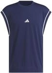 adidas Herren Basketball All World Sleeveless Tank Shirt, Team Navy Blue 2 /...