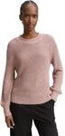 TOM TAILOR Denim Damen Strickpullover mit leichten Ballon&auml;rmeln