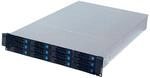 FANTEC SRC-2612X07 12Xsas&Sata ohne NT, Schwarz, Silber