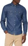Wrangler - Hemd Herren - Slim Fit - Western Shirt - Mid Stone