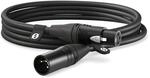 R&Oslash;DE XLR-3 Hochwertiges XLR-Kabel (3 m, schwarz)