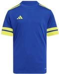 adidas Unisex Kinder Squadra25 Jersey Short Sleeve Kids Shirt, Team royal Blue/Team