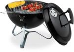 Relaxdays Kugelgrill, tragbar, &Oslash; 37 cm, Picknickgrill f&uuml;r Garten & Park,