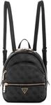 GUESS Damen Manhattan Ii Backpack Rucksack, Kohle-Logo, Einheitsgr&ouml;&szlig;e