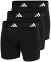 adidas Boxer Brief (3PK) - Active Flex Cotton - Bequeme Unterw&auml;sche, 000 Black, S