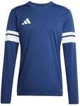 adidas Herren Squadra25 Jersey Long Sleeve Shirt, Team Navy Blue 2 / White, S