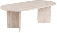 Eleganter Couchtisch, Travertine-Farbe, 119 x 39,8 x 60 cm | 100%...