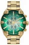 Diesel Spiked Uhr f&uuml;r M&auml;nner, Quarz-Chronographenwerk mit Edelstahlarmband