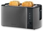 Severin Automatik-Langschlitztoaster, Toaster mit Br&ouml;tchenaufsatz, hochwertiger