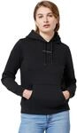 Tommy Jeans Damen Hoodie Linear mit Kapuze, Schwarz (Black), S