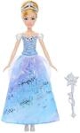 Mattel Disney Prinzessin Cinderella Puppe mit Lichtern und Sound | Zauberstab