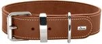 Hunter Hundehalsband Aalborg Special, Farbe: Cognac, stark gefettetes Leder, robust &