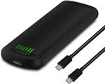FANTEC NVMe31-FastLock USB3.2 Gen2 Festplattengeh&auml;use f&uuml;r 1x PCIe NVMe SSD,