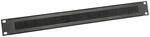 Adam Hall 19' Parts 87221BRUSH Rackblende 1 HE Stahl mit B&uuml;rstenleiste