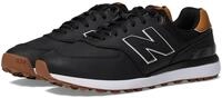 New Balance Herren 574 Greens V2Golfschuh, Schwarz/Gummi, 12 X-Wide