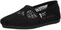 TOMS Damen Moroccan Corchet Alpargata Flache Slipper, Schwarz, 41 EU