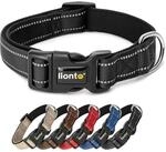 lionto Hundehalsband aus strapazierf&auml;higem Nylon, Gr&ouml;&szlig;e S, weiches...
