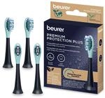 Beurer SC Protection Plus B&uuml;rstenk&ouml;pfe f&uuml;r elektrische Zahnb&uuml;rste, 4