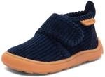 Bisgaard Unisex Kinder Barefoot Basic Sneaker, Navy Corduroy, 20 EU Weit