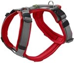 Hunter Hundegeschirr Maldon UP, Farbe: rot/grau, weich gepolstert & komfortabel,